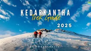 Kedarkantha trek guide 2025 part 1! Kedarkantha trek in January snow falls! Budget winter trek