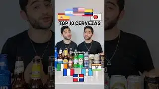 TOP 10 Cervezas del Mundo 🍺🌎🔝 #sisomosgemelos #cerveza #top10 #topten