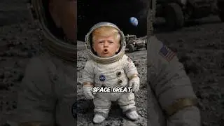Baby Trump and Baby Elon Musk Get Stuck on the Moon! 😂