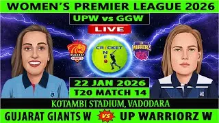 Gujarat Giants Women vs UP Warriorz Women | GGW vs UPW Live | 14th Match of WPL 2026 | UPW vs GGW