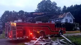 Saw, venting, and roof training with Ladder |Townsend