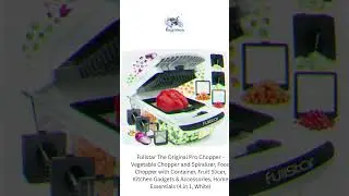 Fullstar The Original Pro Chopper   Vegetable Chopper and Spiralizer, Food Chopper with Container, F