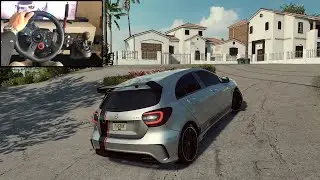 NFS HEAT MERCEDES AMG A45 - LOGITECH G29 gameplay
