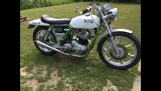 Rick's Souped-Up 1973 Norton Long Rod
