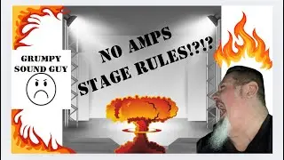 New Venue Rules&hellip; No Amps On Stage!