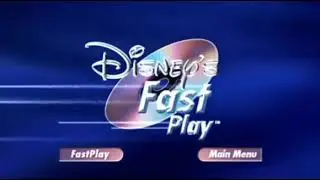 Disney's Fast Play Logo With Cartoon Sound Effects