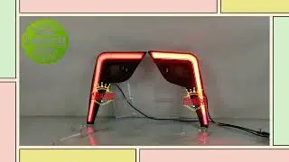 Perodua Ativa 2020-2022 3-in-1 Functions LED Bumper Light Dynamic Turn Signal Reflector