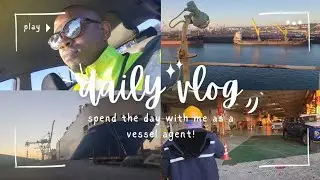 A day in a life of a Vessel Agent🛃🦺🚢⚓️