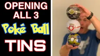 OPENING 3 POKEBALL TINS!!
