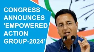 Congress announces 'Empowered Action Group-2024', four committees for Chintan Shivir