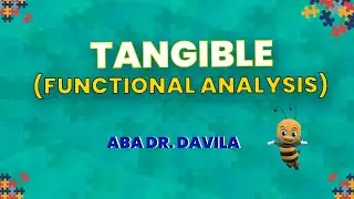 Video 89: Tangible (Functional Analysis)