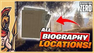 All Character Biography Locations | Generation Zero Collectable Guide
