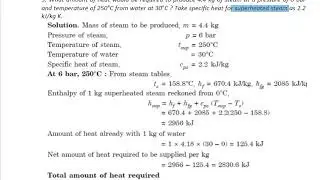 Steam formation numerical
