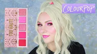 COLOURPOP TOO HAUTE PALETTE | СВОТЧИ И МАКИЯЖ | COLOURPOP COMING IN HAUTE COLLECTION