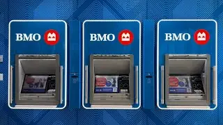 Transferring funds using the new BMO Bank of Montreal ATMs @ BMO Station Square branch - May 18 2025