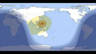 Total Solar Eclipse - May 21-22, 2096