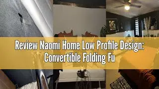 Review Naomi Home Low Profile Design: Convertible Folding Futon Sofa Bed Sleeper Couch for Living Ro