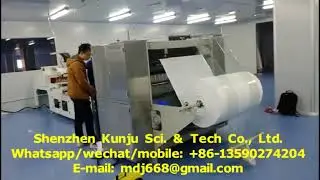 Disposable Square Cotton Pad Stainless Steel Machine