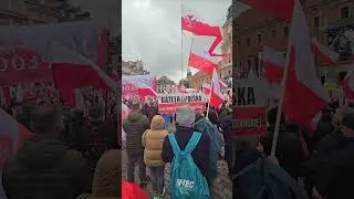 11.10.2025 Manifestacja PiS Stop Migracji i Mercosur #poland #polacynawyspach #polacy #pis