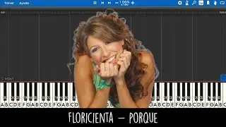 Floricienta - Porque (Tempo 67, Tono E) - Piano Tutorial - Piano Lessons