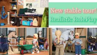 Tour of The New Stable! Schleich Realistic Roleplay Ep. 9 - Schleich Horse Barn Tour