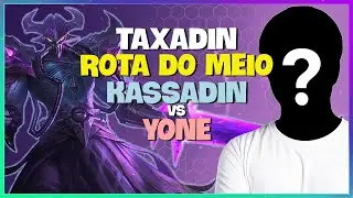 Kassadin Desafiante: Taxadin Demonstra Táticas AVANÇADAS de Mid! | Legenda em Português