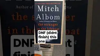 The Stranger In The Lifeboat by Mitch Albom - DNF for me (Couldn't Get Into It) #fiction #booktube