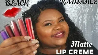 NEW Black Radiance Perfect Tone Matte Lip Creme Swatches