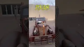 Уникальный кастомный хот-род Diamond T Custom Toy Hauler Rat Rod 1938 года #шорты #олдскул