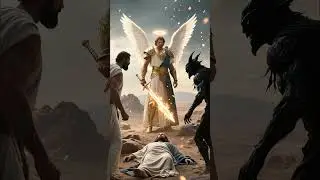 Michael vs Satan! The Battle Heaven Won't Forget #biblestories #revelation #christianshorts #shorts