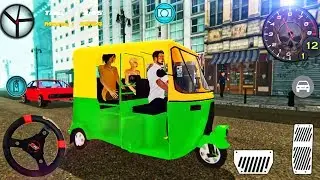 Tuk Tuk Rickshaw Driver - Indian Auto Drive Simulator - Android GamePlay