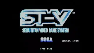 Test SEGA ST-V bios & rolling demo - Real Hardware - Unfortunately saturated sound