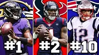 RANKING NFL QUARTERBACK TIER LIST