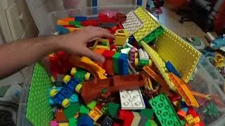 Собираем гусеничный кран Lego Duplo (аналог)