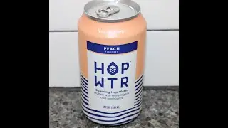 HOP WTR Peach Flavored Sparkling Brew Review