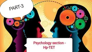 @hptet psychology part-3 @MCQ with explanation @previous year questions