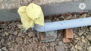 dreneg pipe fitting//pilenth pipe line//tips monitor shoaib underground drainage pipe installation