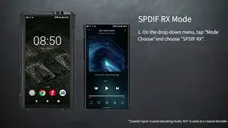 Introduction of the working mode in FiiO M17 player-SPDIF RX Mode; SPDIF OUT function setting
