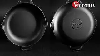 Cast Iron pan for paella, frying, baking and more. The Victoria Cast Iron Skillet 13''
