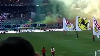 Vfb brennt pyro im eigene Stadion