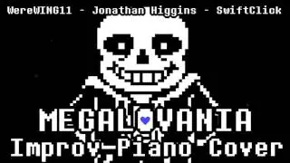 MEGALOVANIA | Undertale Piano Improv Cover | WereWING11 and Jonathan Higgins (Feat. SwiftClick)