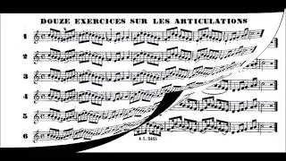 🎺🎺 [TRUMPET TECHNICAL EXERCISE] - Clodomir M&eacute;thode &Eacute;l&eacute;mentaire (Douze Exerc. sur les Articulations)