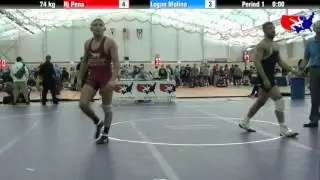 Rj Pena vs. Logan Molina at 2013 ASICS University Nationals - FS