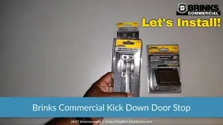 Brinks Commercial Kick Down Door Stop Install