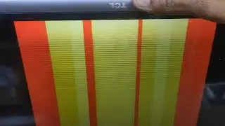 How To Fix #TCL L55P8US Led TV No picture vertical Bar on screen #CKV Line Short