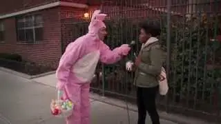 Billy on the Street: When the Easter Bunny Attacks!!!