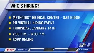 Methodist Medical Center hosting RN virtual hiring event Thursday