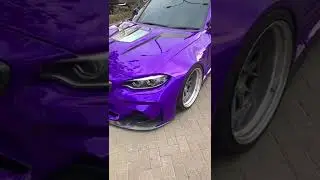 #m2 #bmw #coupe #cars #stance #static #bagged #purple #streetracing #car #status #shorts #4k #yt #x