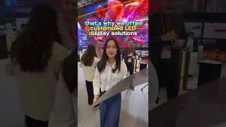 Find out more at the exhibition #leddisplay #ledfactory #transparenscreen  #exhibition