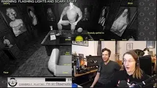secret sleepover society observing for 28 minutes with a HUGE MAN